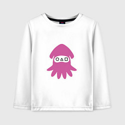 Детский лонгслив Squid Pink