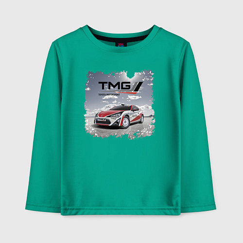 Детский лонгслив Toyota TMG Racing Team Germany / Зеленый – фото 1