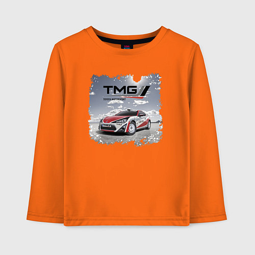 Детский лонгслив Toyota TMG Racing Team Germany / Оранжевый – фото 1