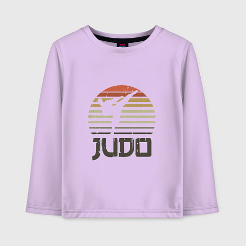 Детский лонгслив Judo Warrior / Лаванда – фото 1