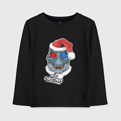 Детский лонгслив Динозавр Merry Christmas