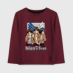 Детский лонгслив Атака Титанов Attack on Titan