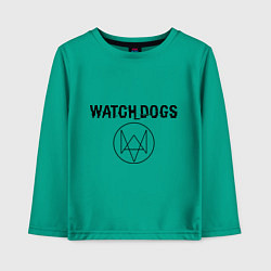 Лонгслив хлопковый детский Watch Dogs, цвет: зеленый
