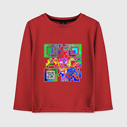 Детский лонгслив Color QR