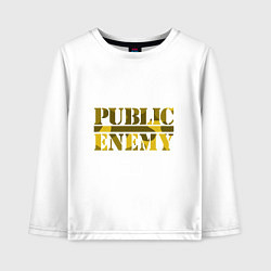 Детский лонгслив Public Enemy Rap