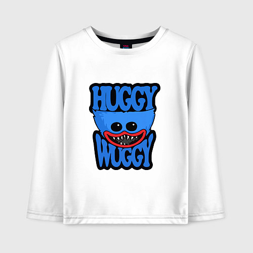 Детский лонгслив Huggy Wuggy 01 / Белый – фото 1