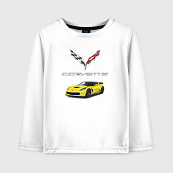 Детский лонгслив Chevrolet Corvette motorsport