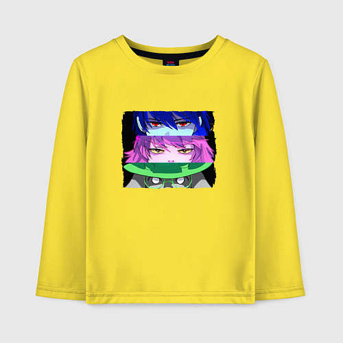 Детский лонгслив DELTARUNE ГЕРОИ ДЕЛЬТА РУНА / Желтый – фото 1
