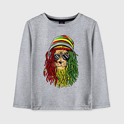 Детский лонгслив Rasta lioN