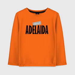 Лонгслив хлопковый детский Unreal Adelaida, цвет: оранжевый