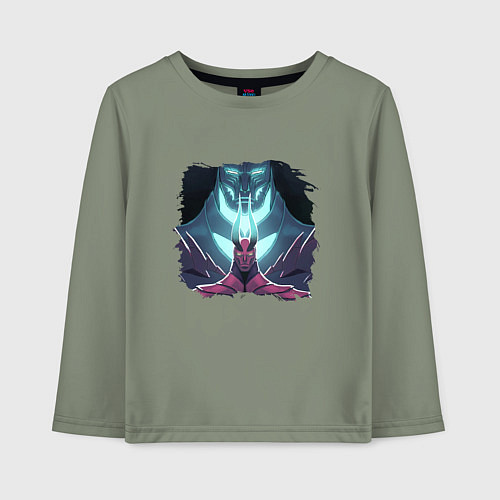 Детский лонгслив Террорблэйд арт / Авокадо – фото 1
