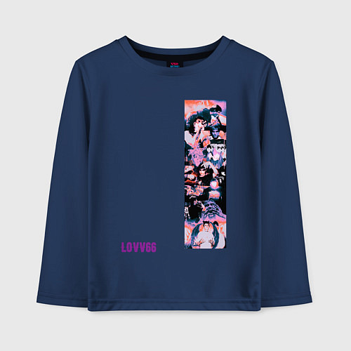 Детский лонгслив LOVV66 Концерт / Тёмно-синий – фото 1