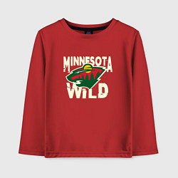 Детский лонгслив Миннесота Уайлд, Minnesota Wild