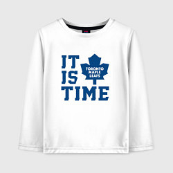 Детский лонгслив It is Toronto Maple Leafs Time, Торонто Мейпл Лифс