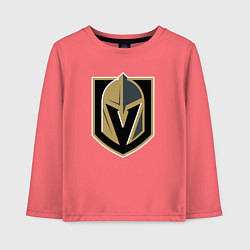 Лонгслив хлопковый детский Vegas Golden Knights , Вегас Голден Найтс, цвет: коралловый