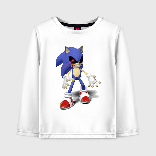 Детский лонгслив Sonic Exe Video game Hype / Белый – фото 1