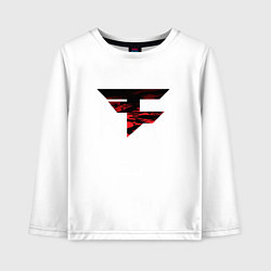 Лонгслив хлопковый детский Faze Clan 202223, цвет: белый