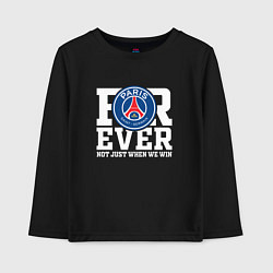 Детский лонгслив PSG FOREVER NOT JUST WHEN WE WIN ПСЖ