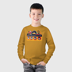 Лонгслив хлопковый детский Yellow Submarine Мультфильм, цвет: горчичный — фото 2