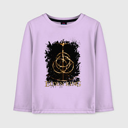 Лонгслив хлопковый детский ELDEN RING SYMBOL LOGO, цвет: лаванда