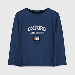 Детский лонгслив Эмблема University of Oxford