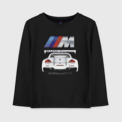 Лонгслив хлопковый детский BMW Power Motorsport, цвет: черный