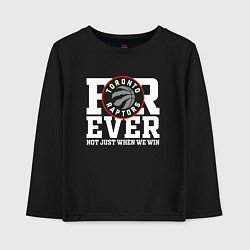 Детский лонгслив Toronto Raptors FOREVER NOT JUST WHEN WE WIN