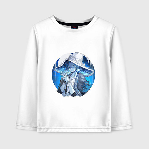 Детский лонгслив Ведьма Ренни / Белый – фото 1