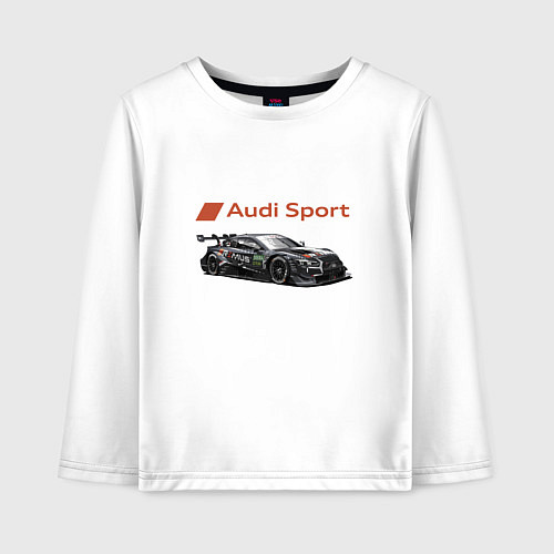 Детский лонгслив Audi sport Power / Белый – фото 1