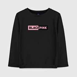 Детский лонгслив BLACKPINK ЛОГОТИП