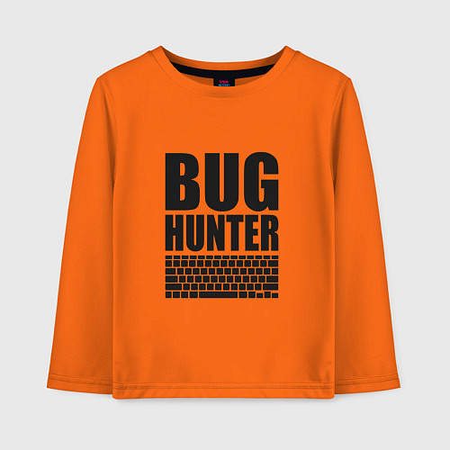 Детский лонгслив Bug Хантер / Оранжевый – фото 1