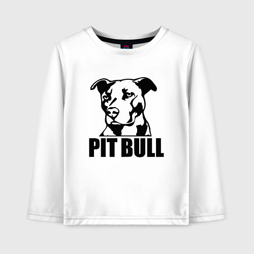 Детский лонгслив Pit Bull Power / Белый – фото 1