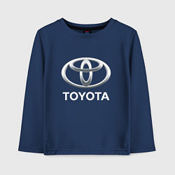 Детский лонгслив TOYOTA 3D Logo