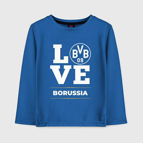 Детский лонгслив Borussia Love Classic / Синий – фото 1