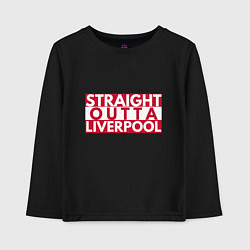 Детский лонгслив Straight Outta Liverpool