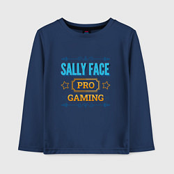 Лонгслив хлопковый детский Sally Face PRO Gaming, цвет: тёмно-синий