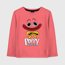 Лонгслив хлопковый детский POPPY PLAYTIME HAGGY - ХАГГИ, цвет: коралловый