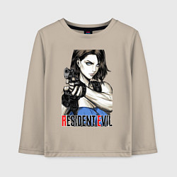 Лонгслив хлопковый детский Jill RE3, цвет: миндальный