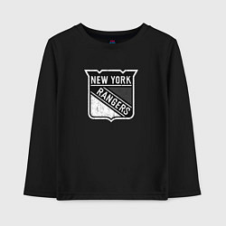 Детский лонгслив New York Rangers Серый