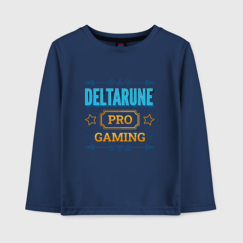 Детский лонгслив Игра Deltarune PRO Gaming / Тёмно-синий – фото 1