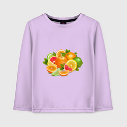 Детский лонгслив CITRUS FRUITS