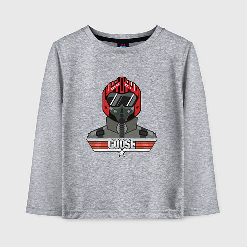 Детский лонгслив Death of Goose / Меланж – фото 1