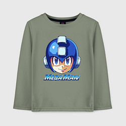 Лонгслив хлопковый детский Mega Man - Rockman, цвет: авокадо