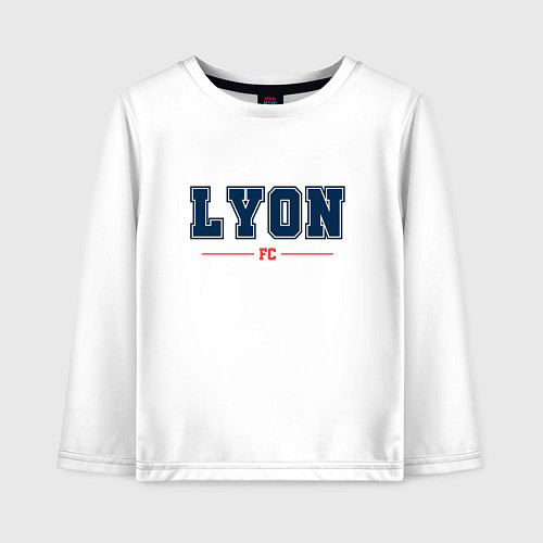 Детский лонгслив Lyon FC Classic / Белый – фото 1