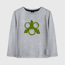 Лонгслив хлопковый детский Знак Нургла, цвет: меланж