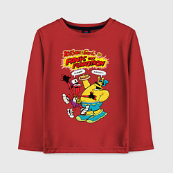 Лонгслив хлопковый детский ToeJam & Earl, цвет: красный