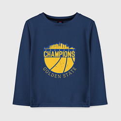 Лонгслив хлопковый детский Golden State Champs, цвет: тёмно-синий