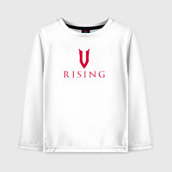 Лонгслив хлопковый детский Название игры, цвет: белый