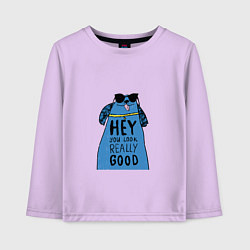 Детский лонгслив Good dog