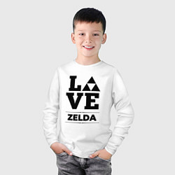 Лонгслив хлопковый детский Zelda Love Classic, цвет: белый — фото 2